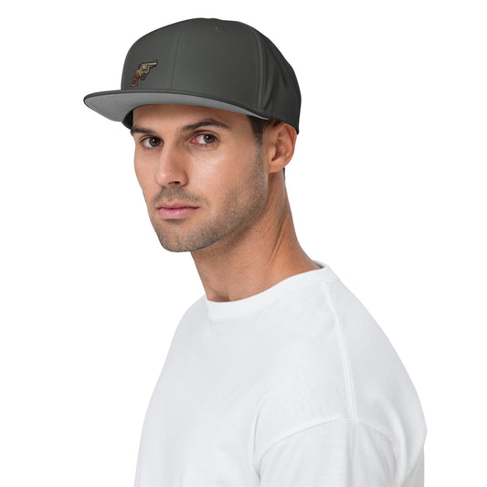 Revolver Grey Snapback Hat