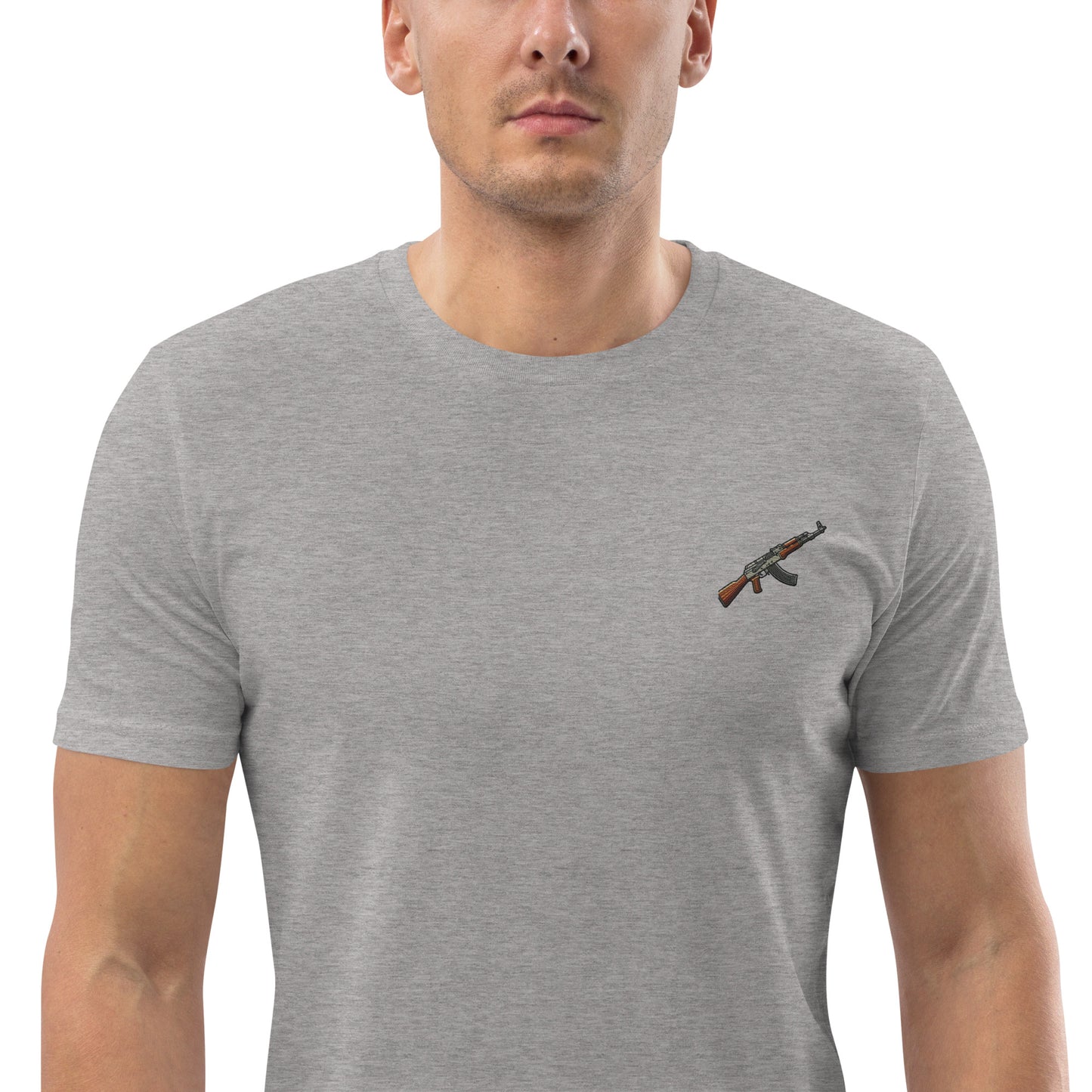 Ak Grey organic cotton t-shirt