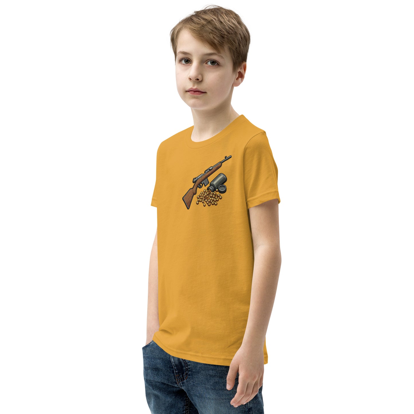 Gold bb gun Youth Short Sleeve T-Shirt